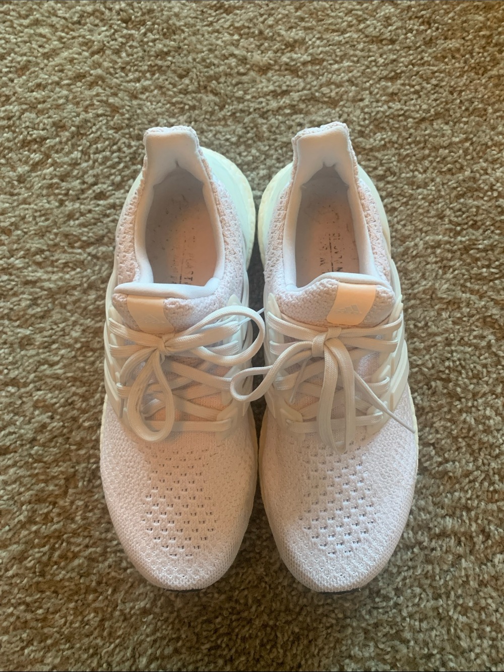 adidas Women’s Ultra Boost Running Sneakers - White - Picture 4 of 6